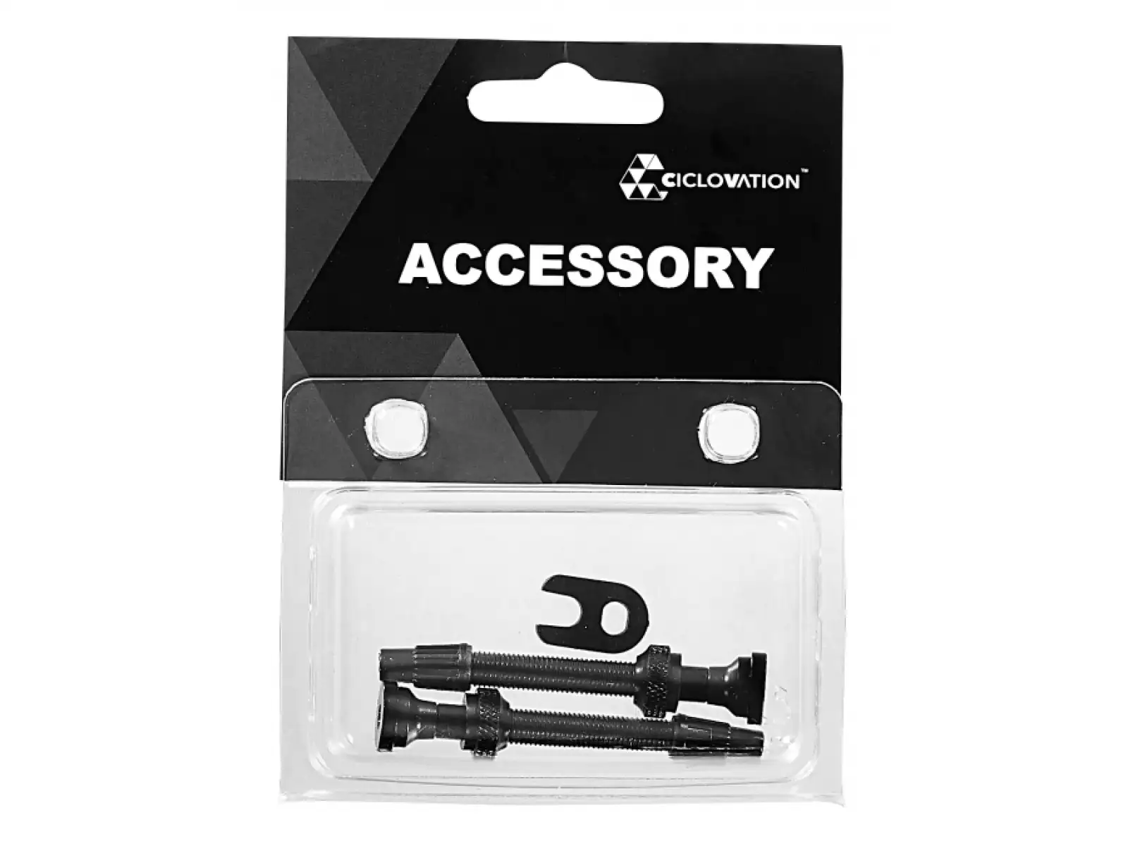 Ciclovation tubeless valves 70 mm 2 pcs black