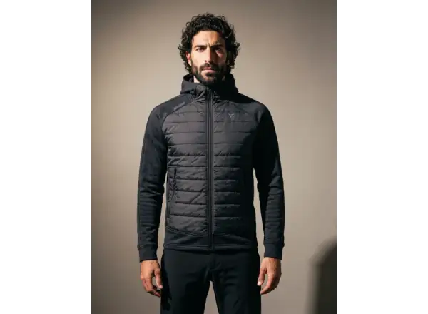 Silvini Dirilo men's hooded sweatshirt Black/Cloud