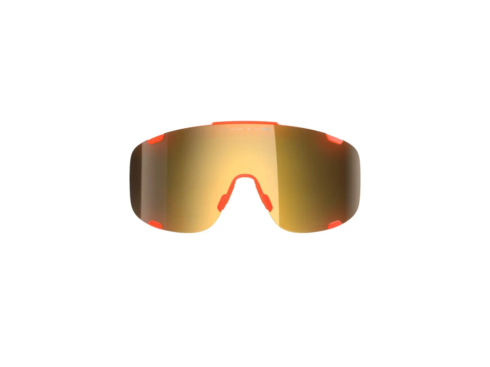 POC Devour + sunglasses Fluorescent Orange Translucent/Clarity Road/Partly Sunny Gold