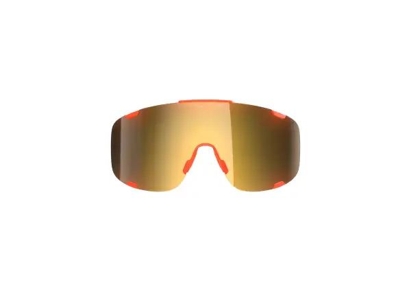 POC Devour + sunglasses Fluorescent Orange Translucent/Clarity Road/Partly Sunny Gold
