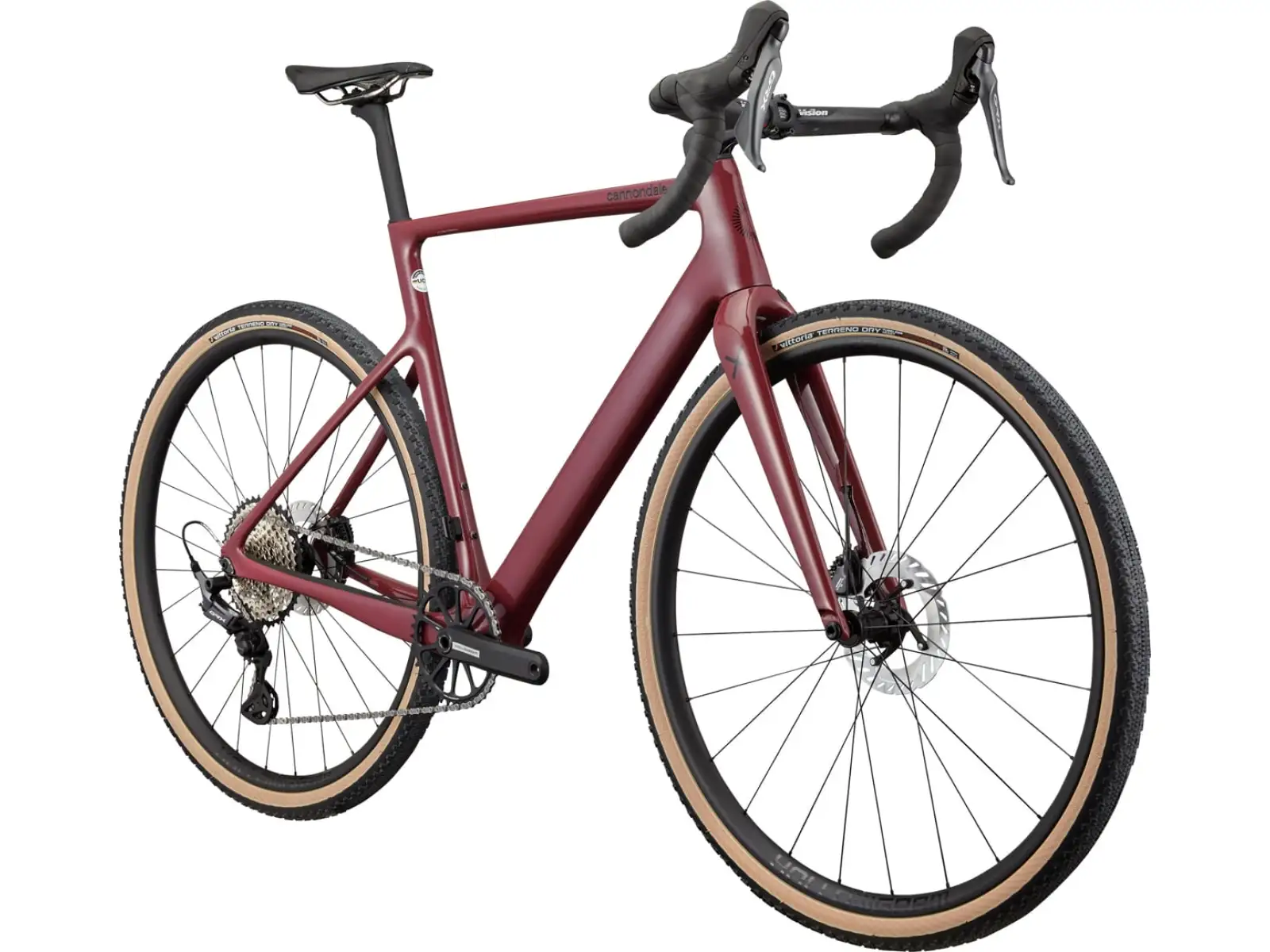 Cannondale SuperSix EVO SE 1 gravel bike Black Cherry