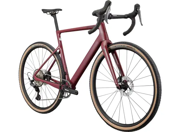 Cannondale SuperSix EVO SE 1 gravel bike Black Cherry