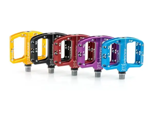 Chromag Radar platform pedals red