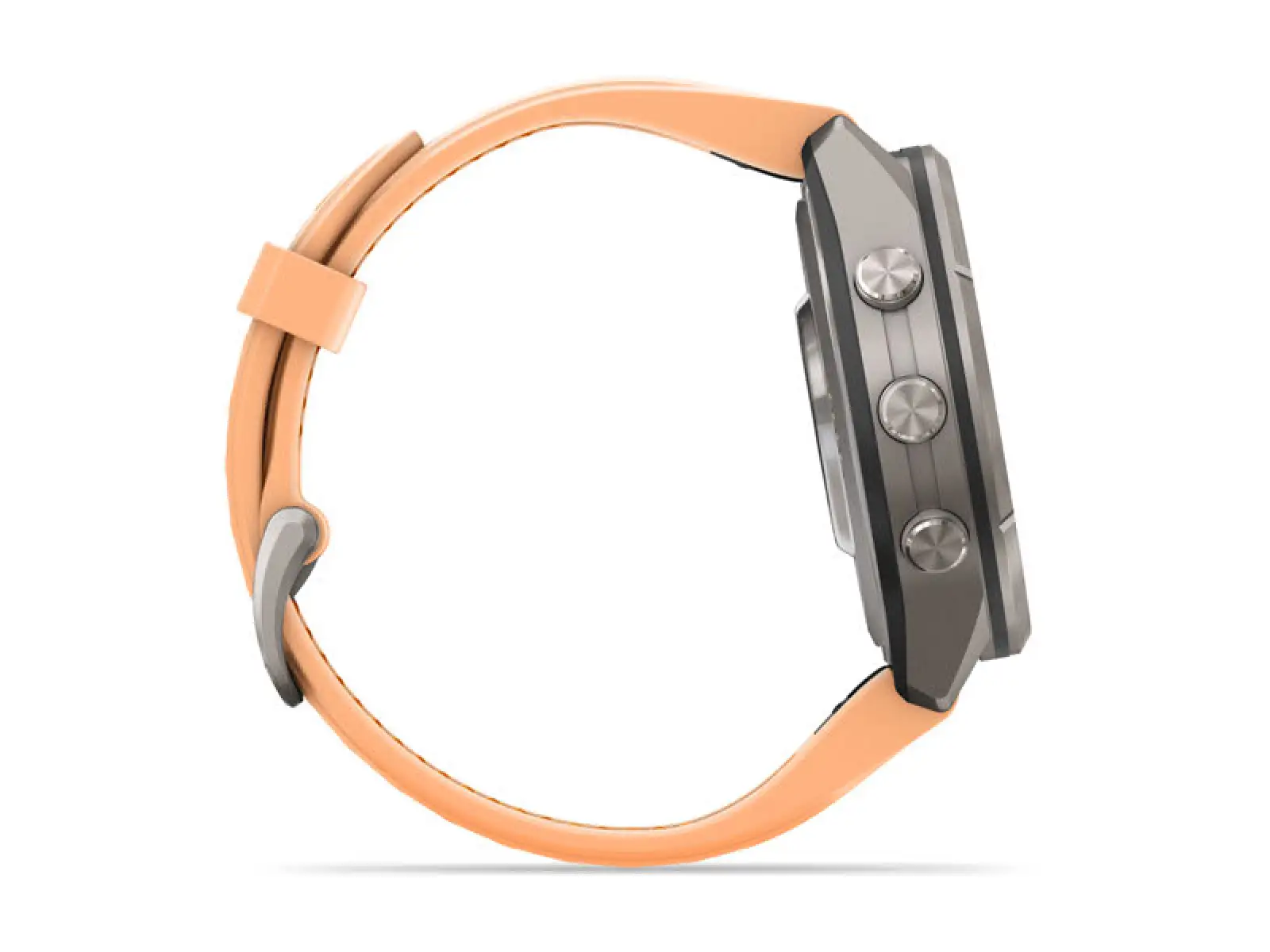 Garmin fenix 9 Pro – inReach 43 mm smartwatch Titanium Shell pink/autumn orange silicone band