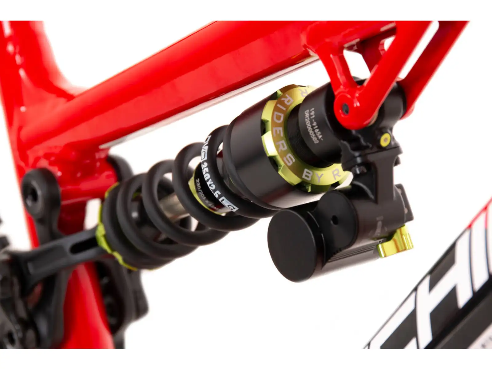 Rock Machine Bblizzard 70-297 full-suspension bike Red/Black/White SAMPLE