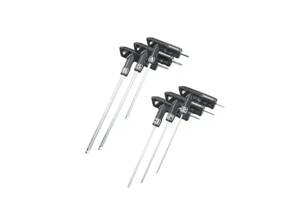 Topeak T-handle Duohex Set of six professional hex keys