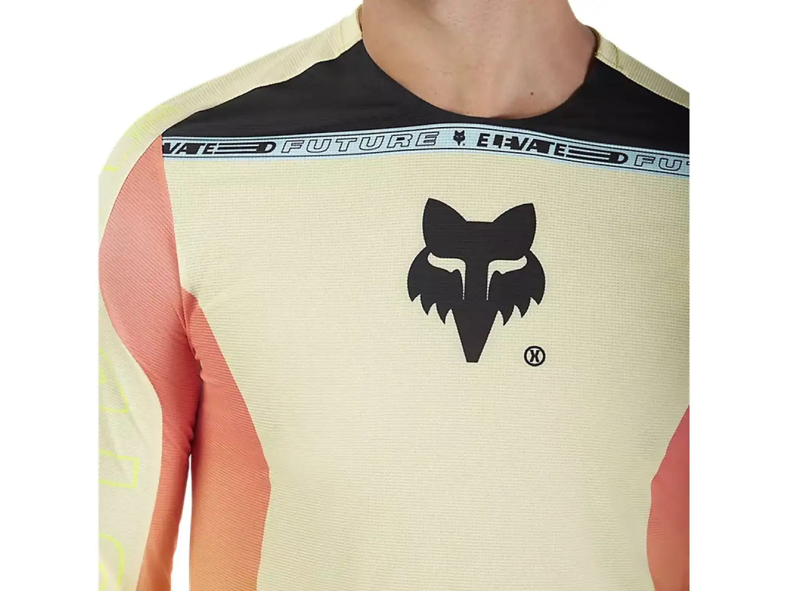 Fox Flexair Elevated men's jersey long sleeve Lemonade