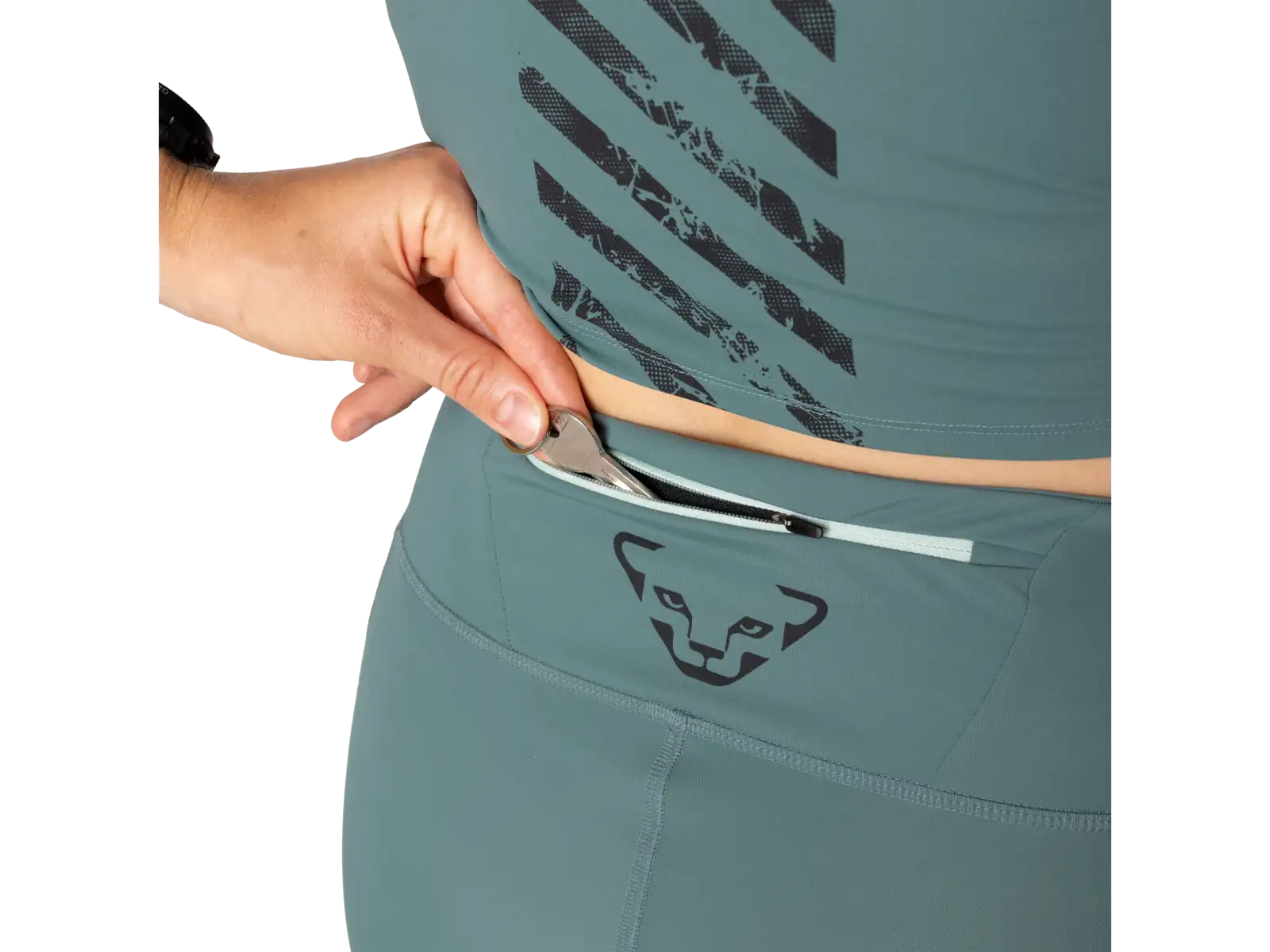 Dynafit Trail 7/8 women's running leggings Atlantic