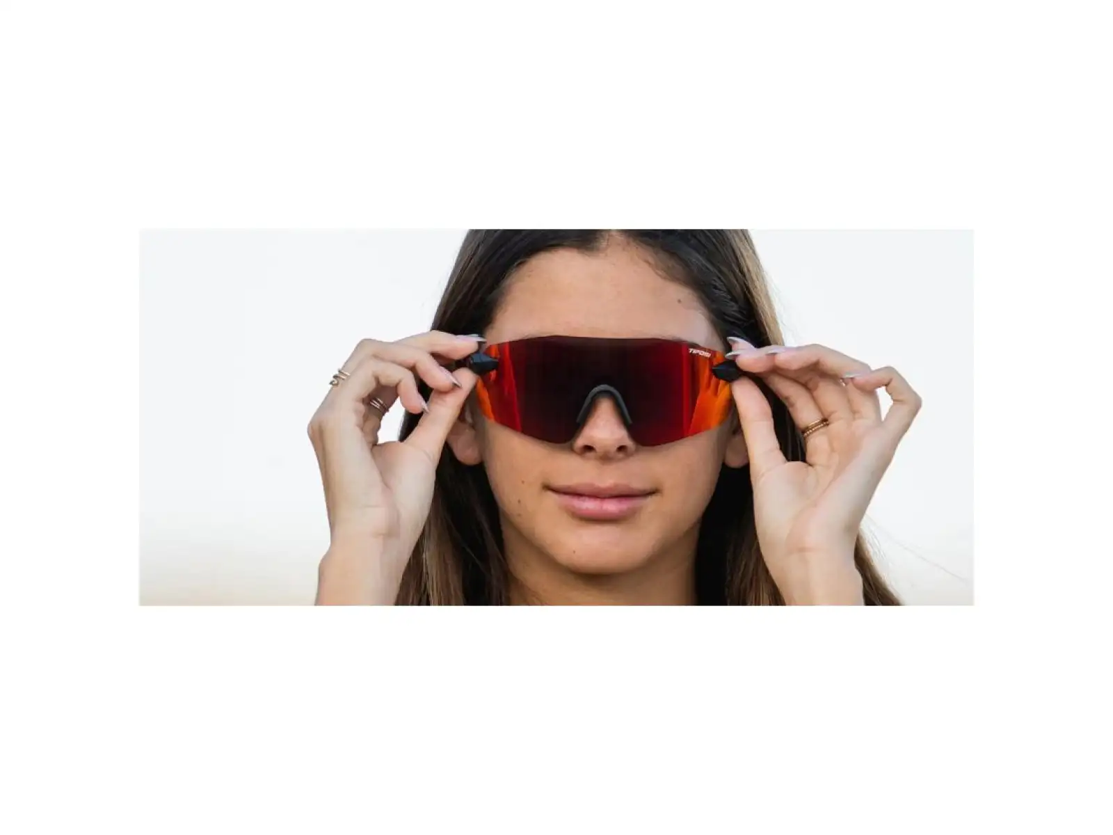 Tifosi Vogel SL sport sunglasses Matte Black/Smoke Red