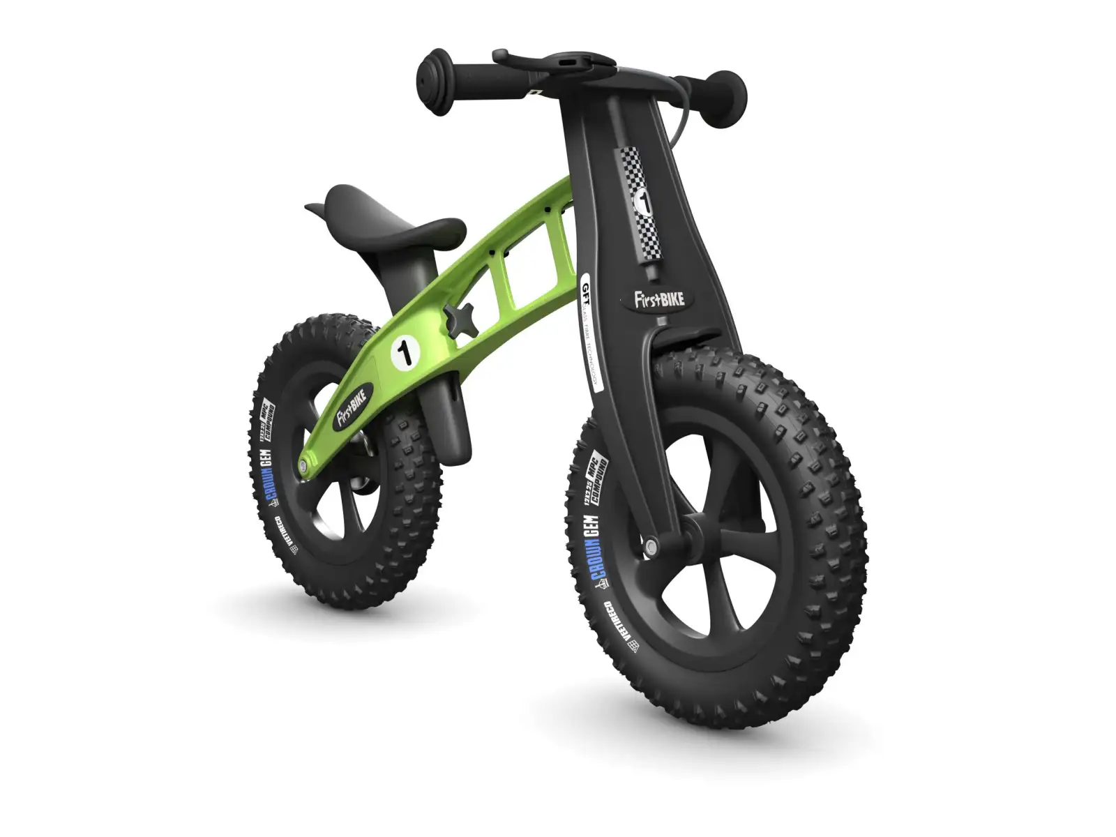 First Bike FAT children's balance bike Green