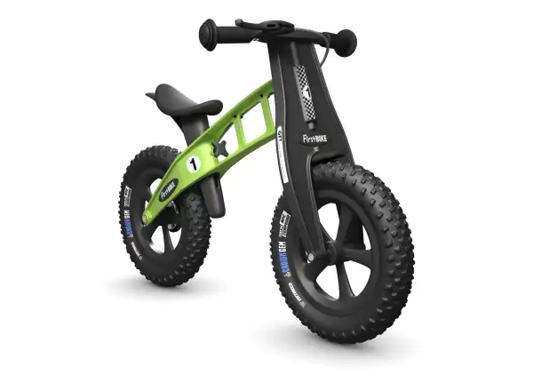 First Bike FAT children's balance bike Green