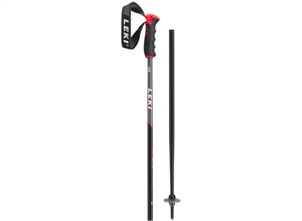 Leki Neolite Airfoil alpine poles Black/Anthracite/White/Red