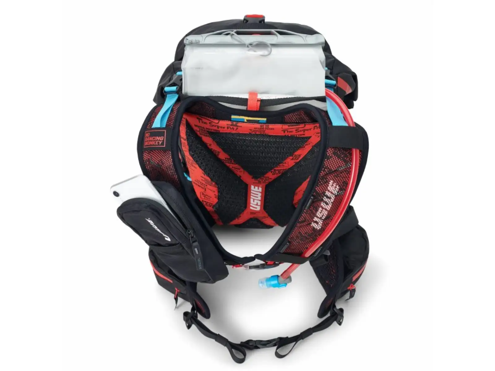 USWE Hajker 18 multisport backpack Carbon black 2x500ml size S