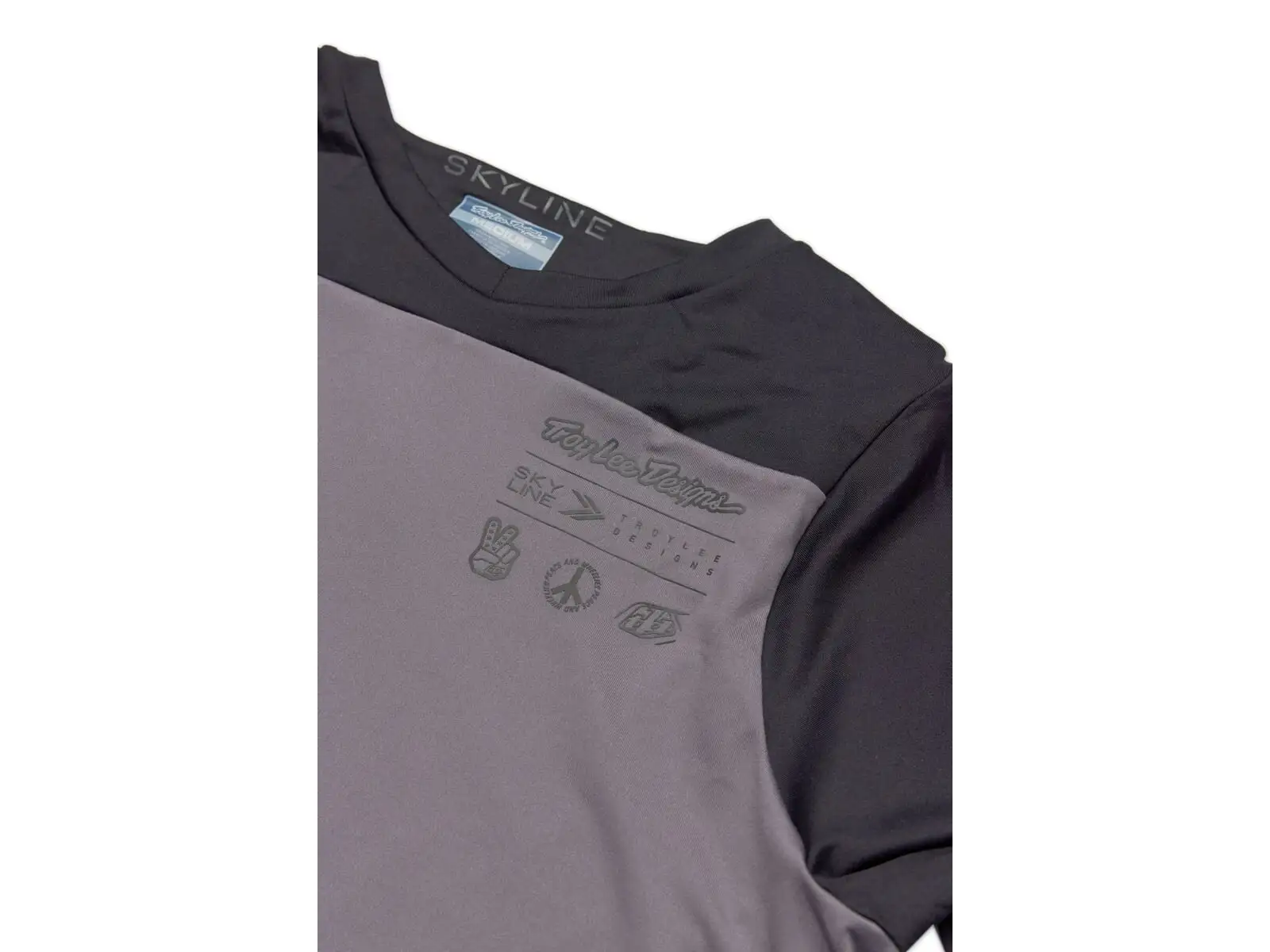 Troy Lee Designs Skyline Chill men's jersey long sleeve Charcoal size M