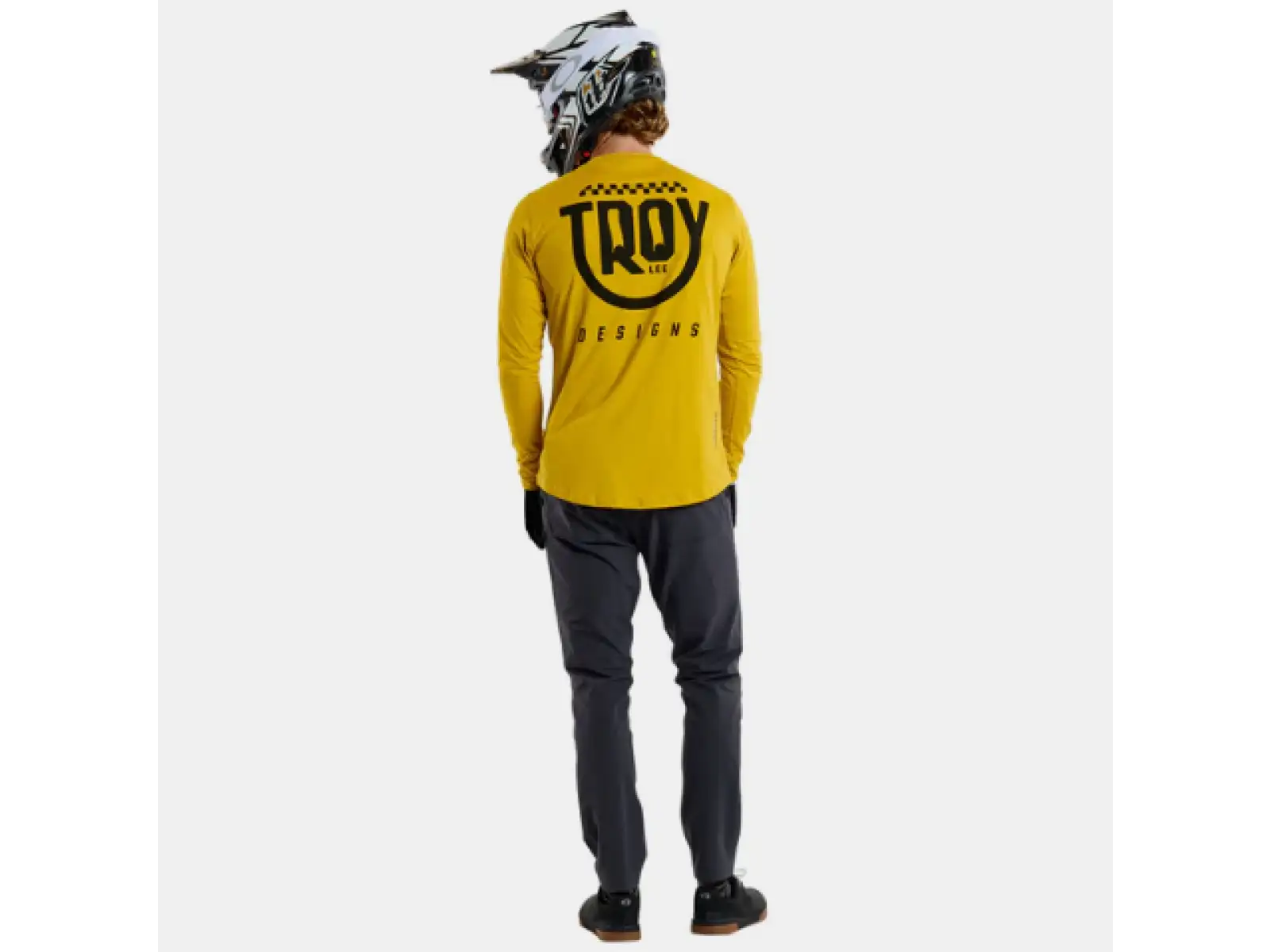 Troy Lee Designs Ruckus Ride Tee men's jersey long sleeve Eyez Safron
