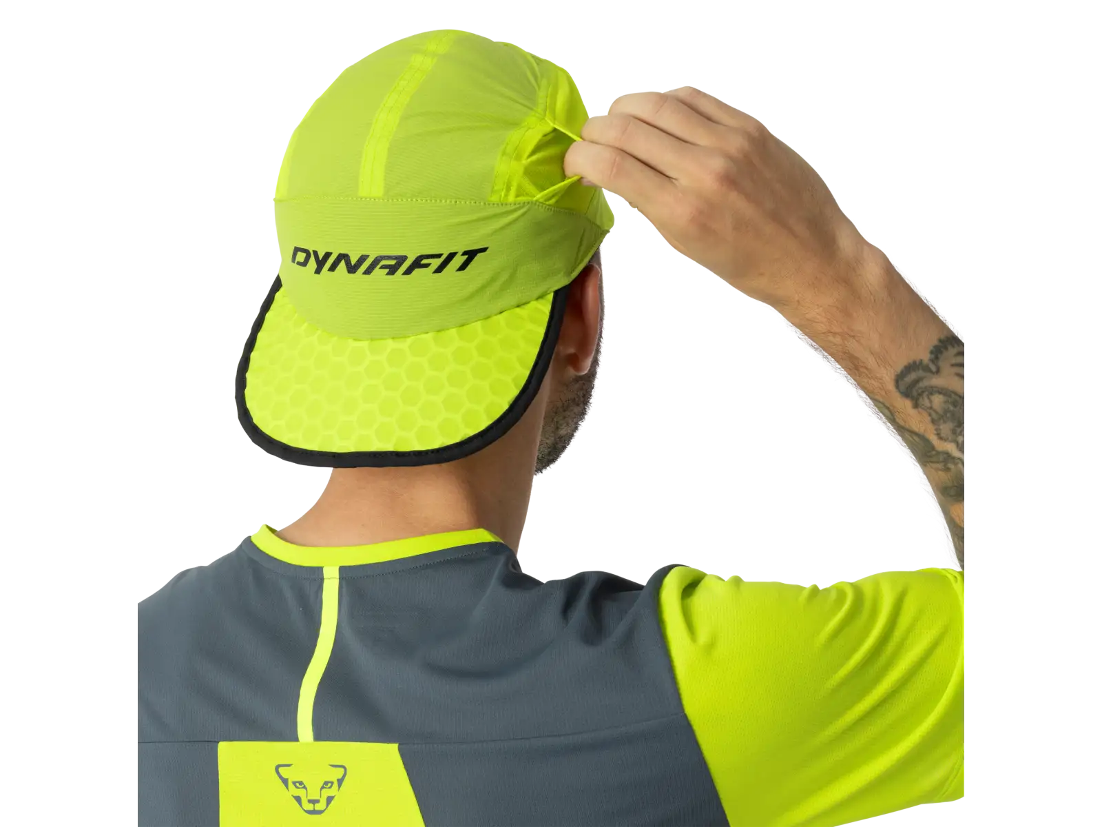 Dynafit Ultra Cooling running visor cap Ultra Yellow