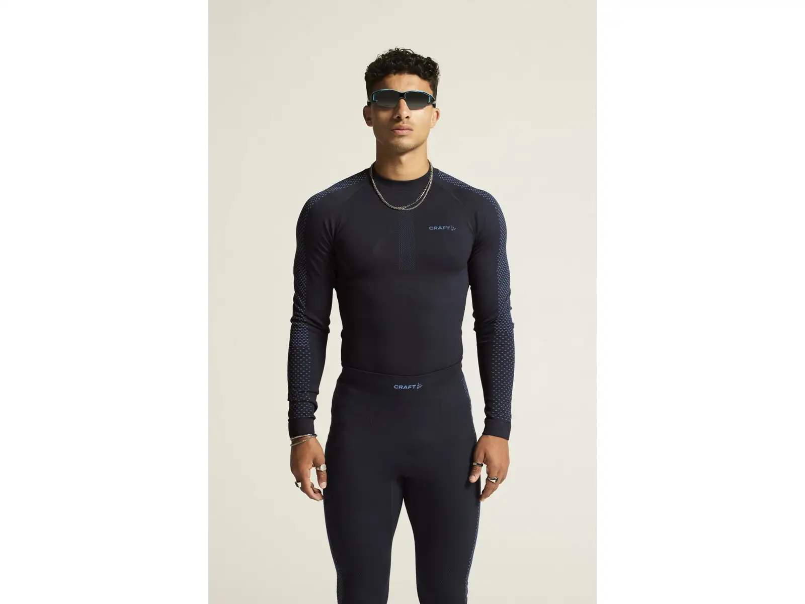 Craft ADV Warm Intensity men's long sleeve shirt blue