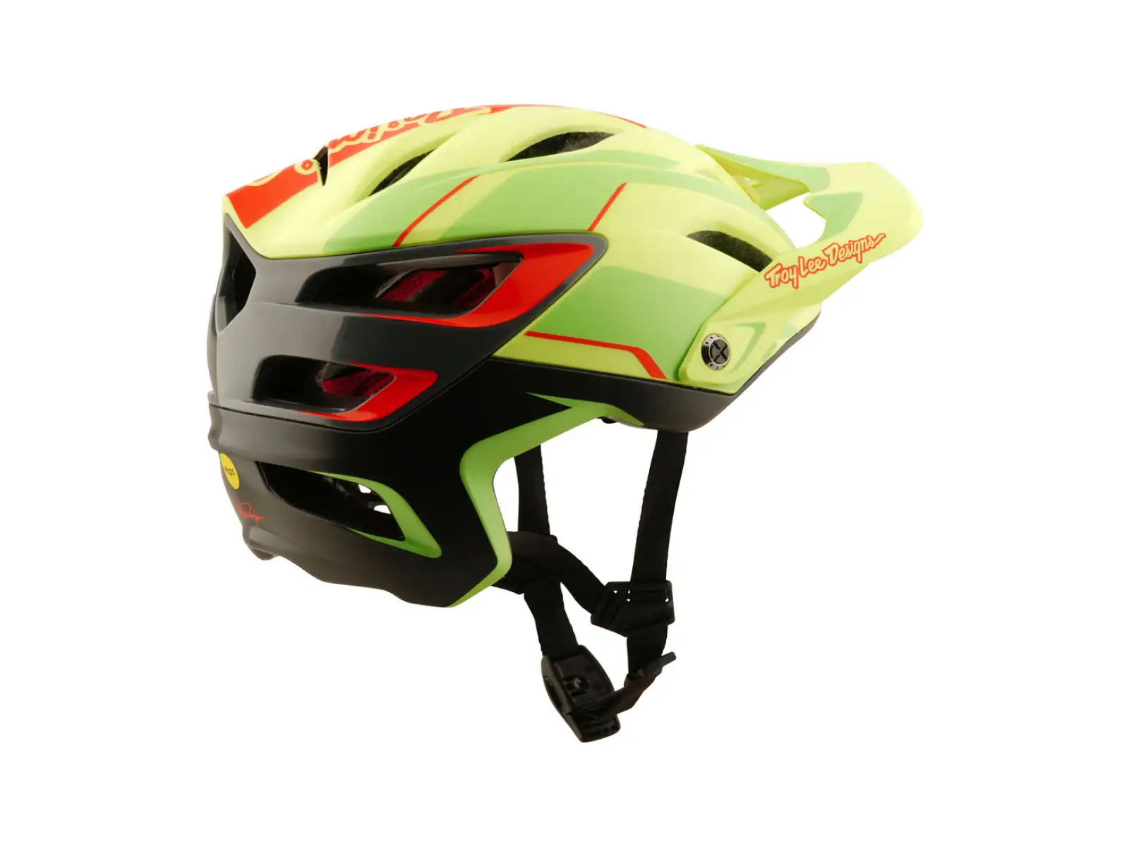 Troy Lee Designs A3 Lines helmet Glo Yellow