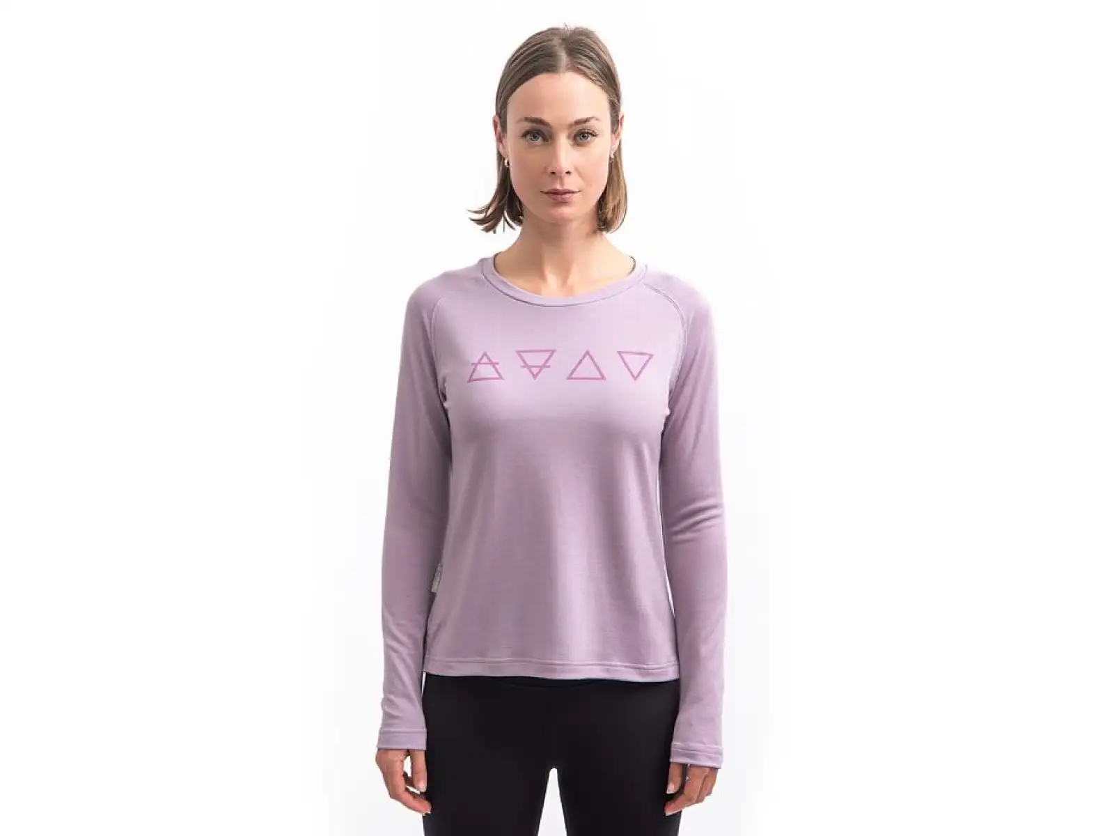 Sensor Merino Blend Elements women's long sleeve shirt Mystic Violet