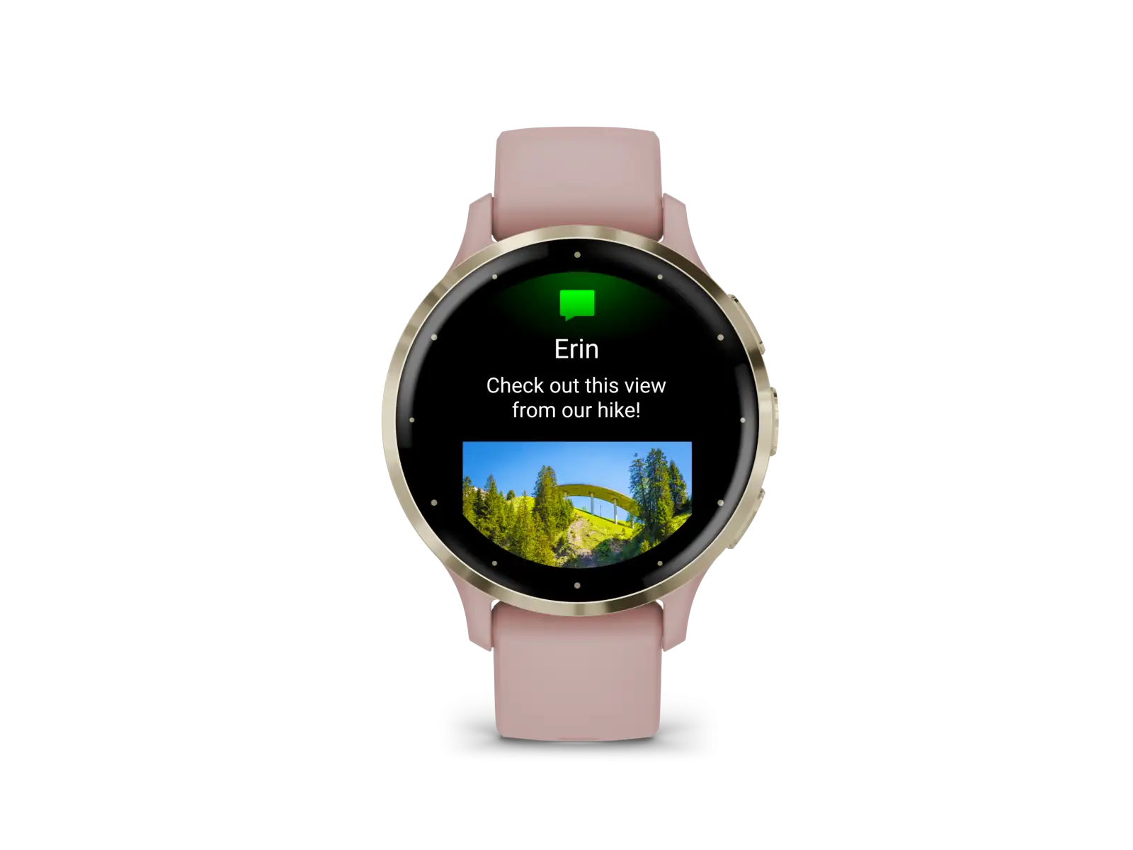Garmin Venu 3S smart watch Soft Gold/Dust Rose