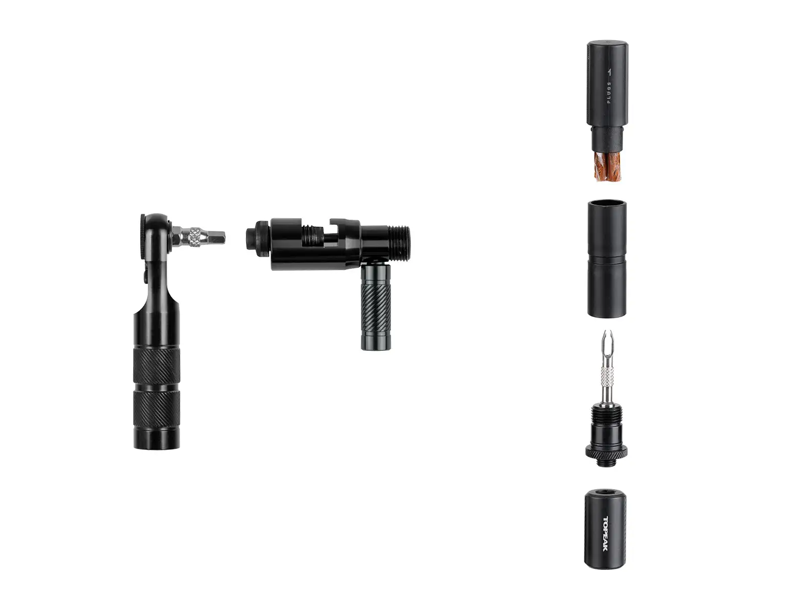 Topeak Ratchet'n Roll Pro tool kit with ratchet 17 functions Black