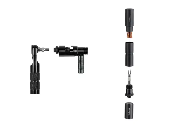 Topeak Ratchet'n Roll Pro tool kit with ratchet 17 functions Black