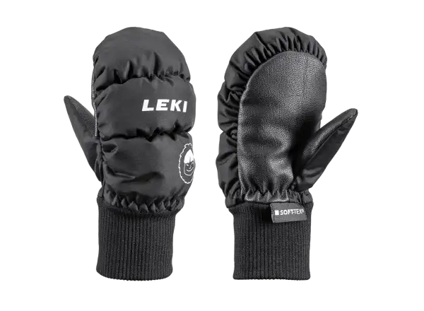 Leki Little Eskimo Mitt Short children's skiing gloves black