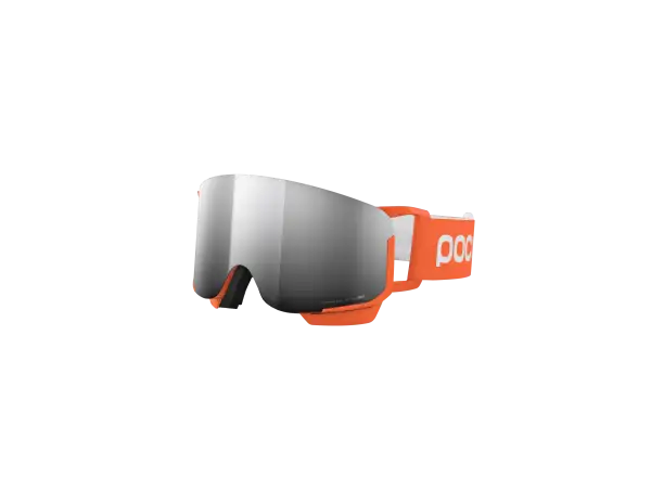 POC POCito Nexal kids ski goggles Fluorescent Orange/Partly Sunny Silver