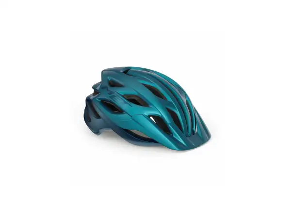 MET Veleno MIPS helmet teal blue metallic