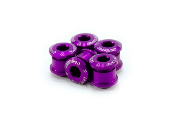 Garbaruk chainring bolt kit Purple