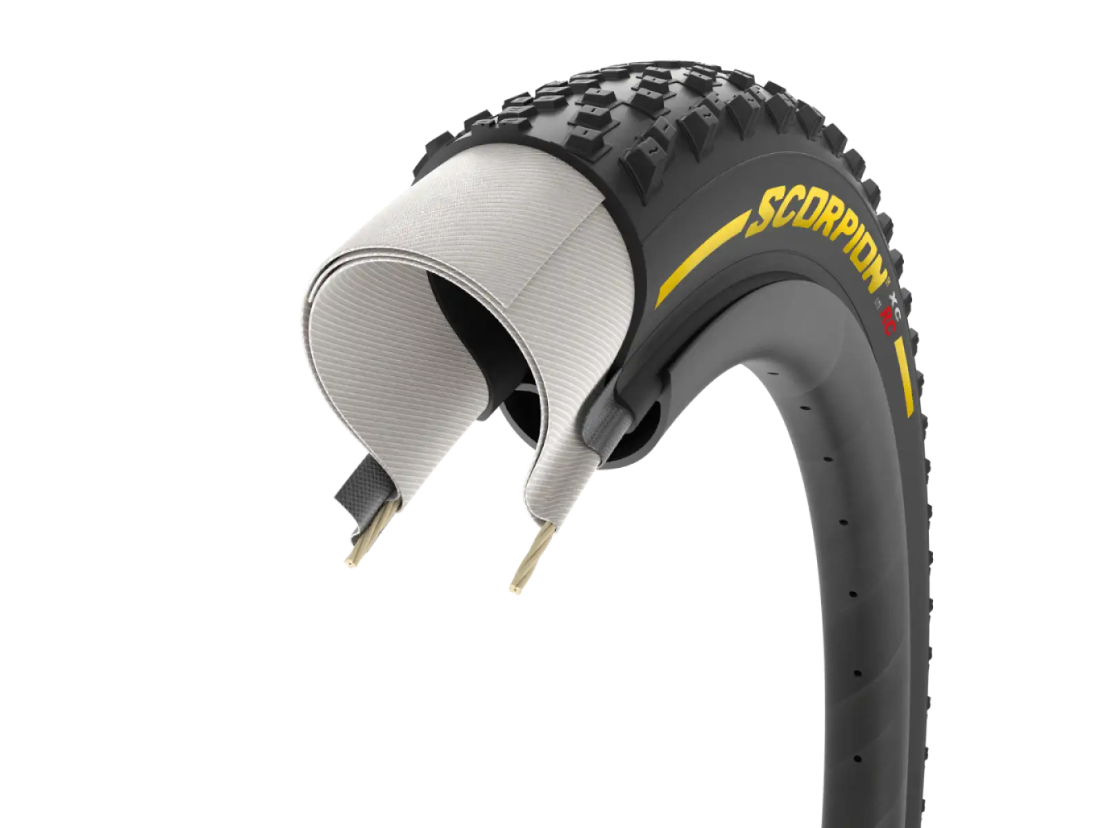 Pirelli Scorpion XC RC Lite Team Edition Yellow 29" tire kevlar