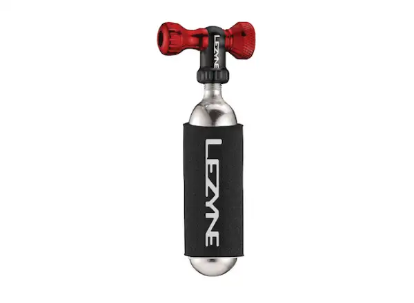 Lezyne Control Drive CNC CO2 pump + cartridge 16 g Red