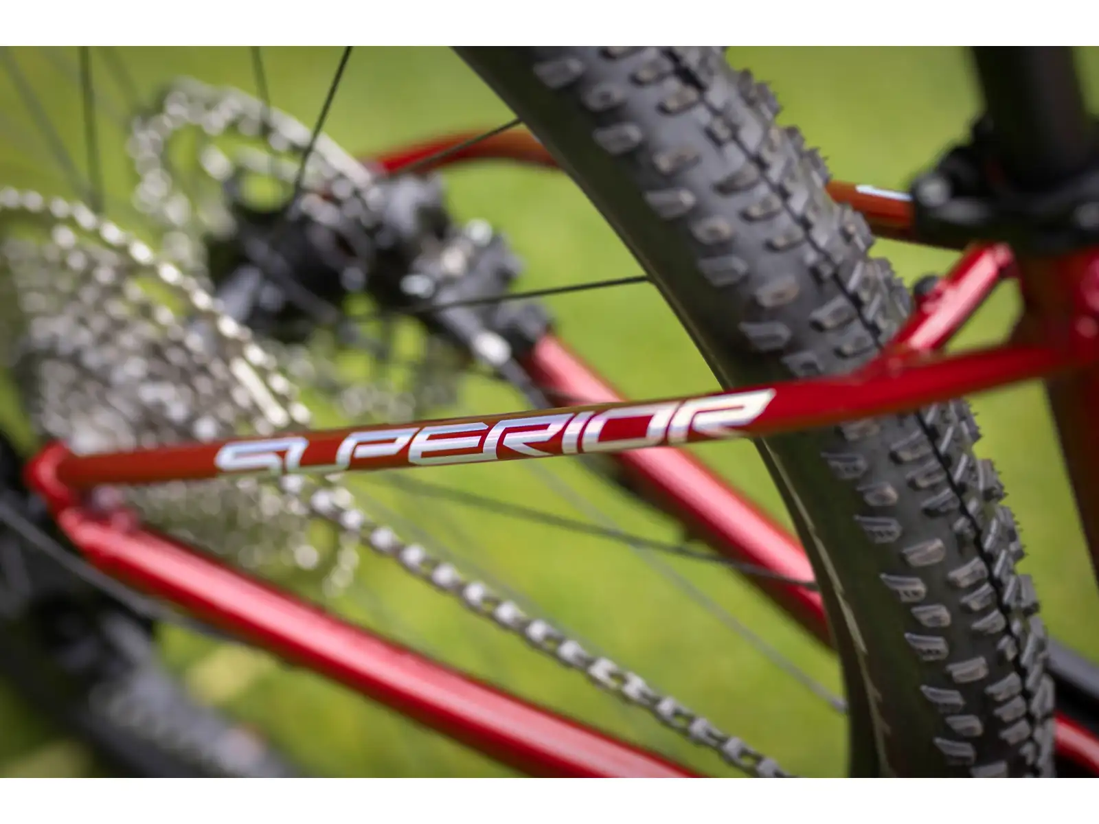 Superior Team 27 Elite Gloss Dark Red/Hologram Chrome kids mountain bike