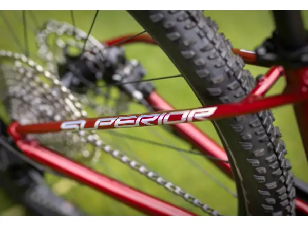 Superior Team 27 Elite Gloss Dark Red/Hologram Chrome kids mountain bike