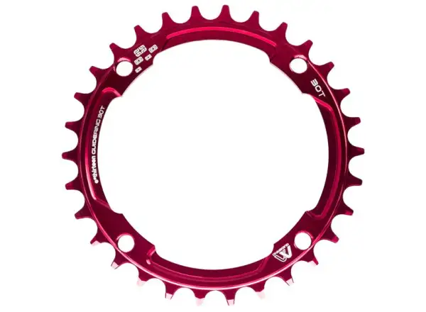 E-13 M chainring BCD104 red 30 teeth/47.5 mm chainline