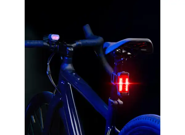 Lezyne Radar React StVZO System front and rear light Black