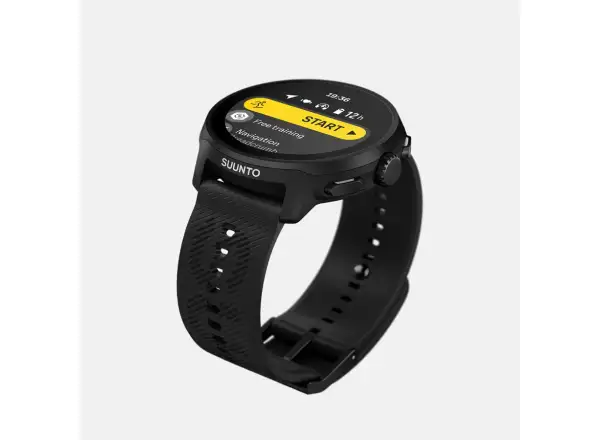 Suunto Run smart watch silicone strap All Black