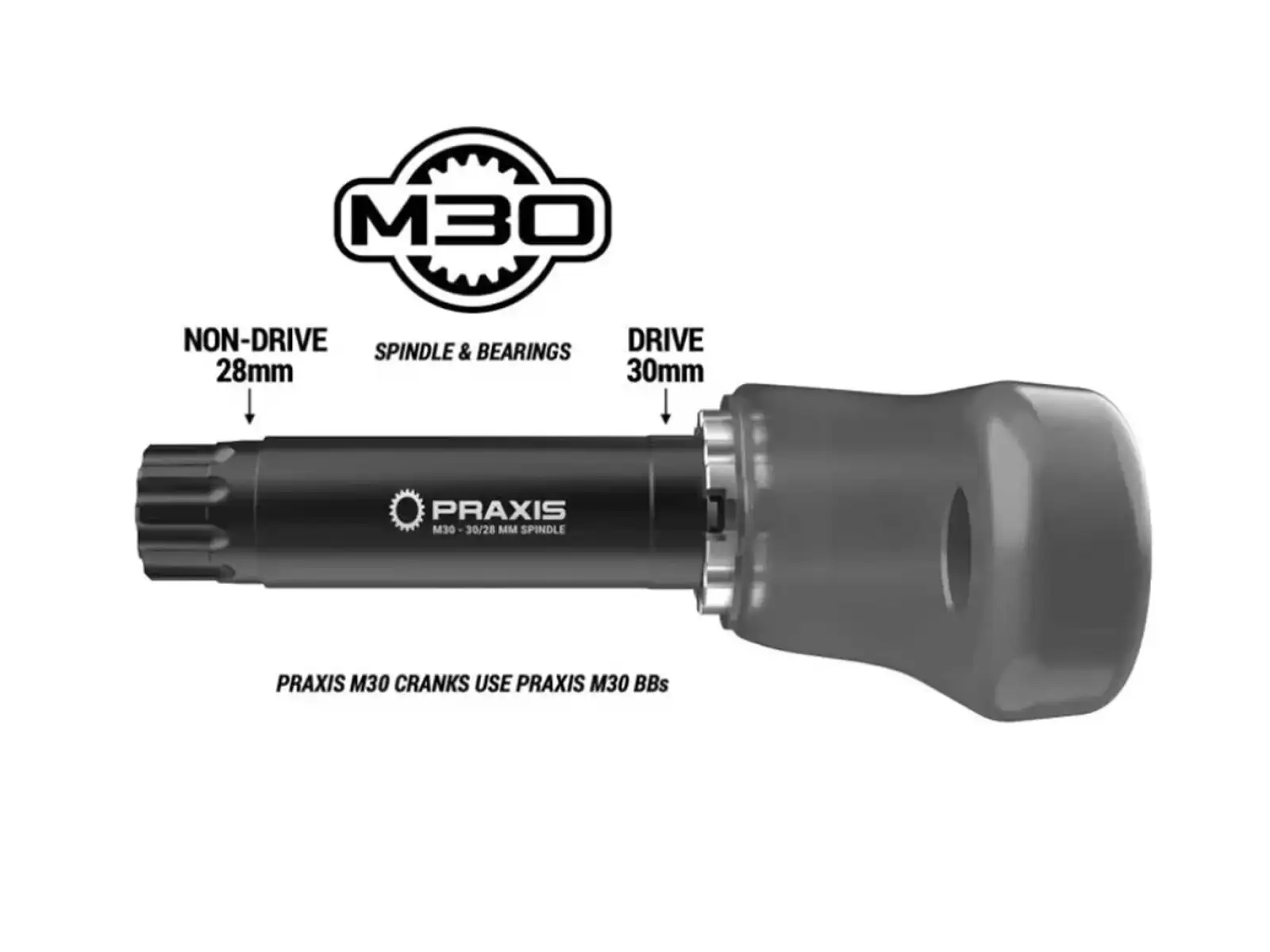 Praxis Zayante Carbon gravel cranks without chainring 172.5 mm