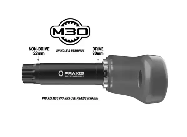 Praxis Zayante Carbon gravel cranks without chainring 172.5 mm