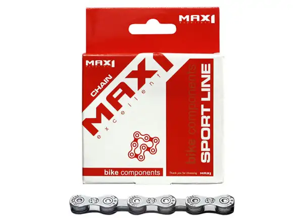 MAX1 E-bike chain for e-bikes 10 sp. 124 links grey