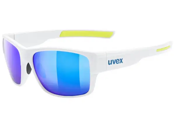 Uvex ESNTL Urban glasses White Matt/Mirror Blue