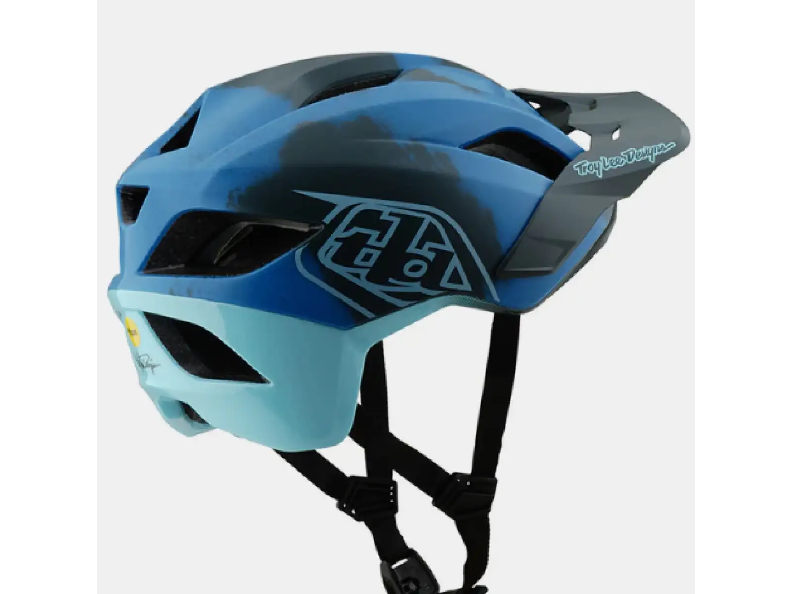 Troy Lee Designs Flowline SE Badge helmet Camo Blue