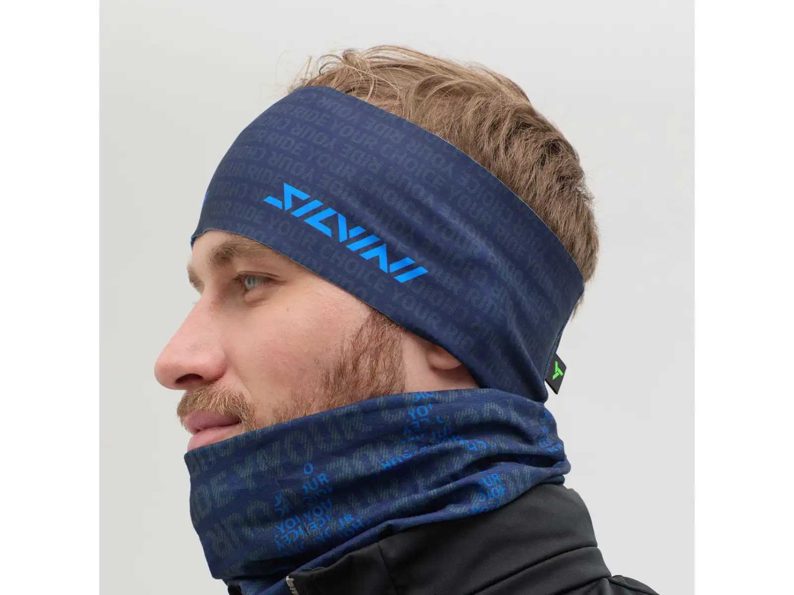 Silvini Agri UA1739 headband Navy/Charcoal