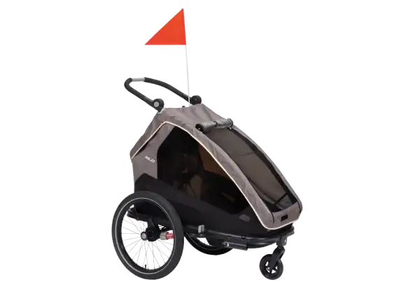 XLC MONOs BS-C09 kids trailer 20" grey/beige/anthracite