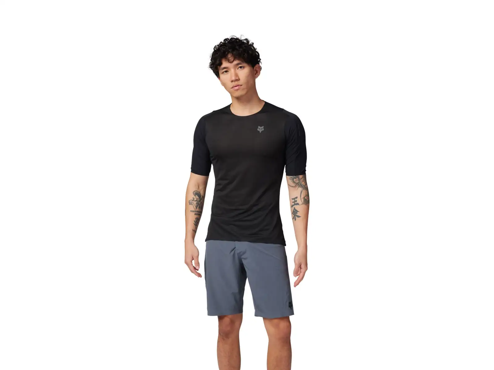 Fox Flexair Ascent men's jersey short sleeve Black