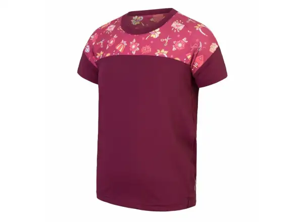 Sensor Cyklo Helium kids jersey short sleeve Lilla/Girls Tattoo