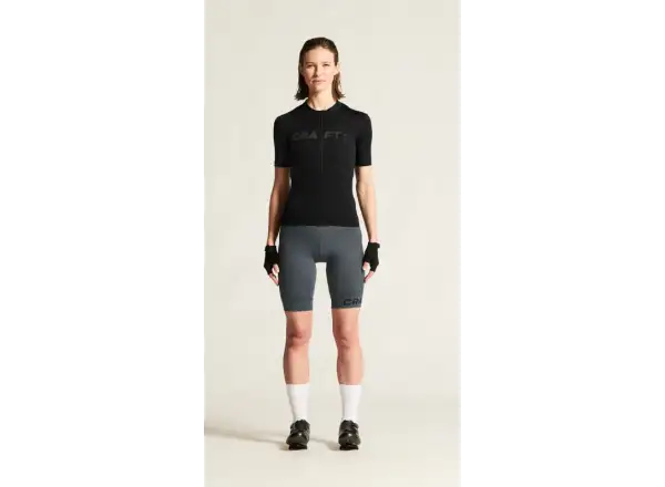 CRAFT Endur Logo women's cycling jersey black