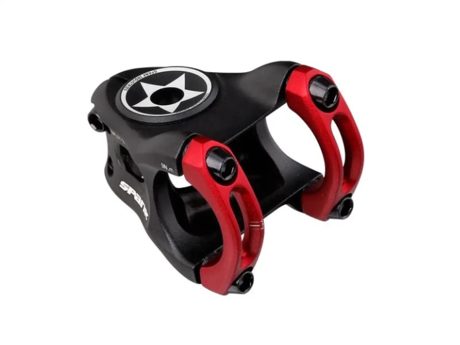 Spank Split stem 33 mm red/black