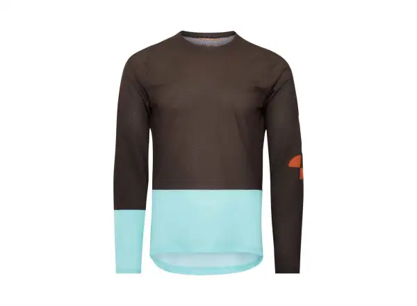 POC Motion Air men's jersey long sleeve Bronzite Brown/Lazurite Blue