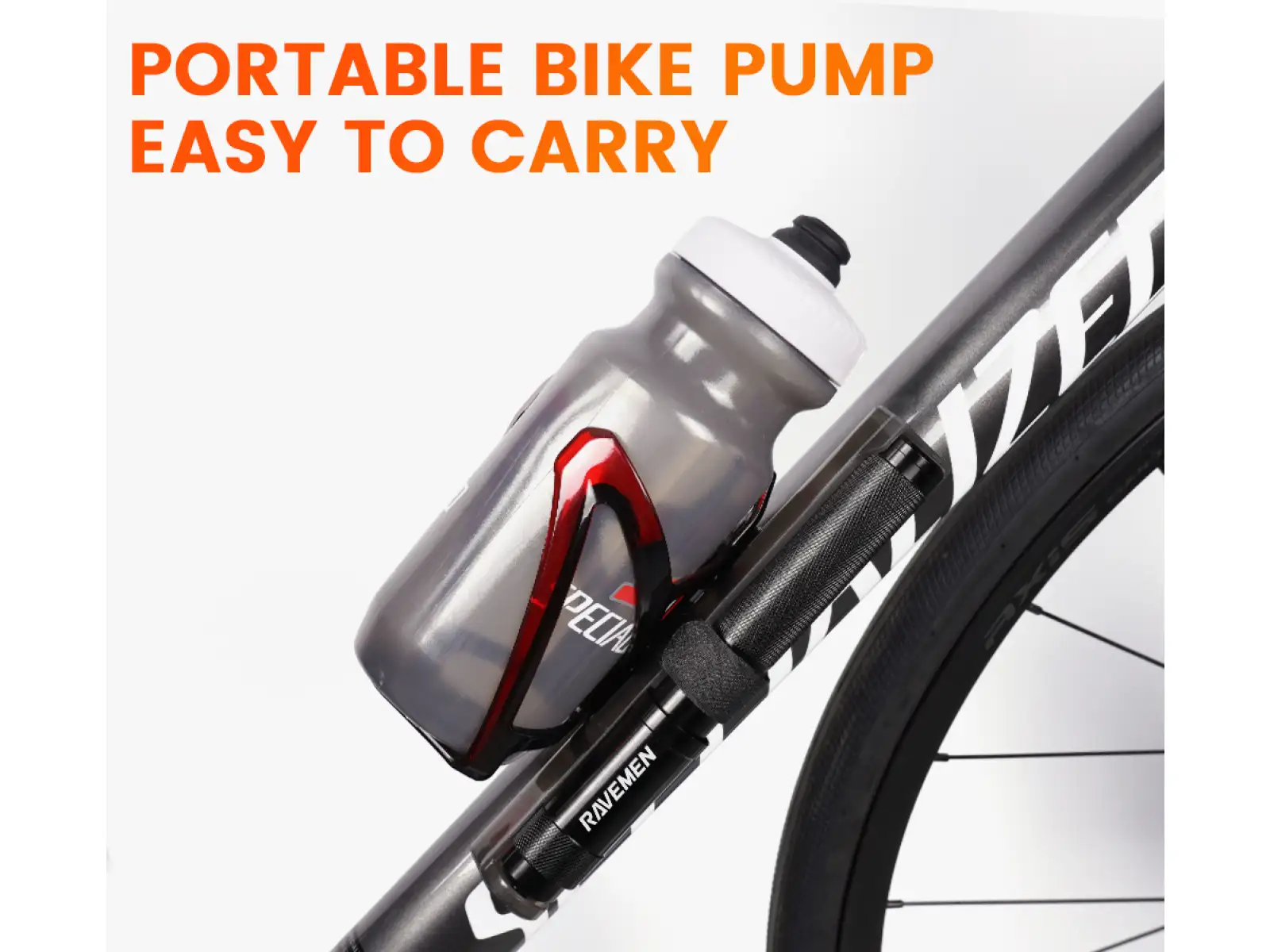 Ravemen MP01 mini pump with frame holder